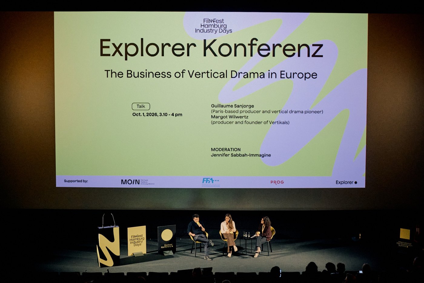 Explorer Konferenz, FilmFest Hamburg Industry Days, 1er octobre 2026.